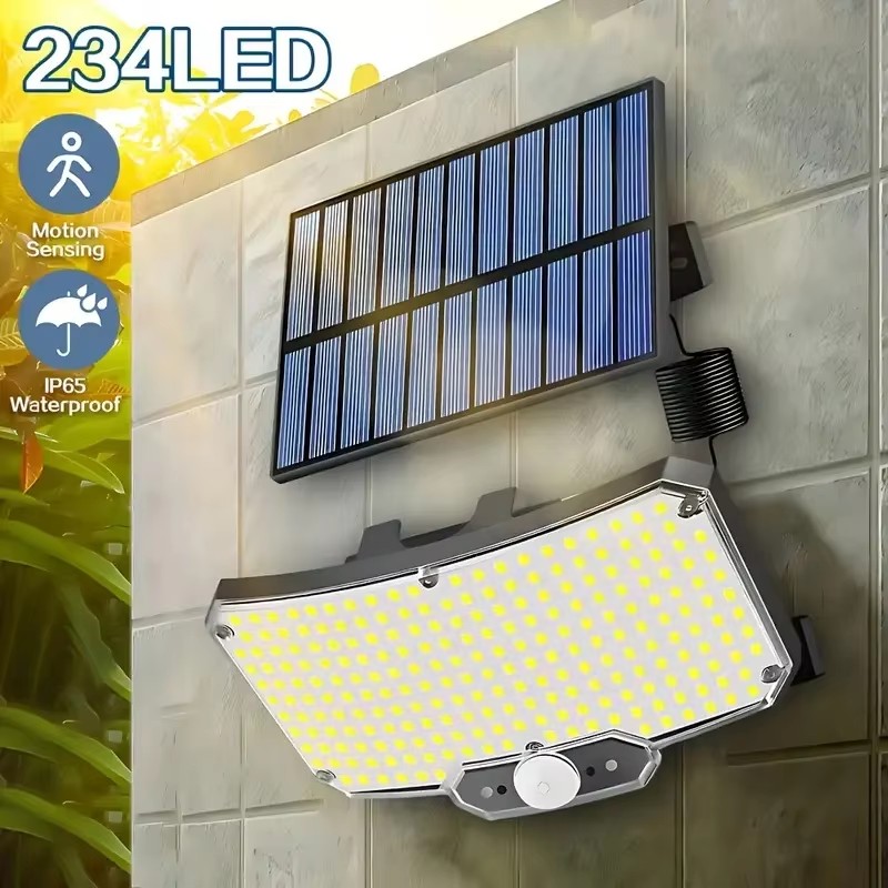 Motion Sensor Outdoor - 234LED Solar Outdoor Lights Motion Sensor