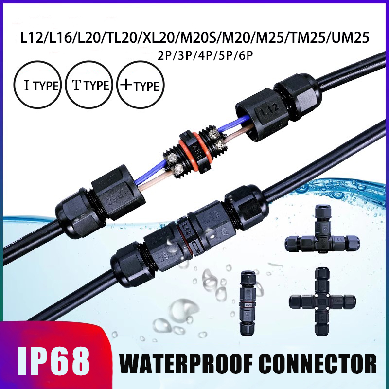 Outdoor Lighting Wire Connectors - IP68 Waterproof Connector LED Light Cable