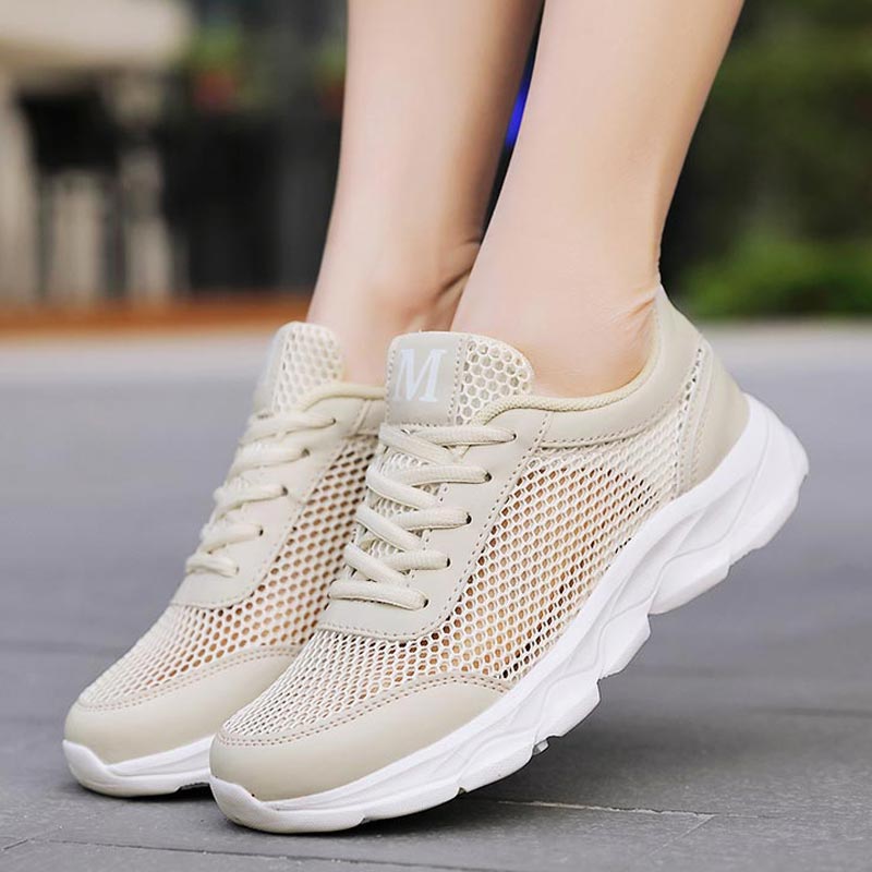 Outdoor Lighting On House Ideas - Mùa Hè Thoáng Khí Sneakers Nữ