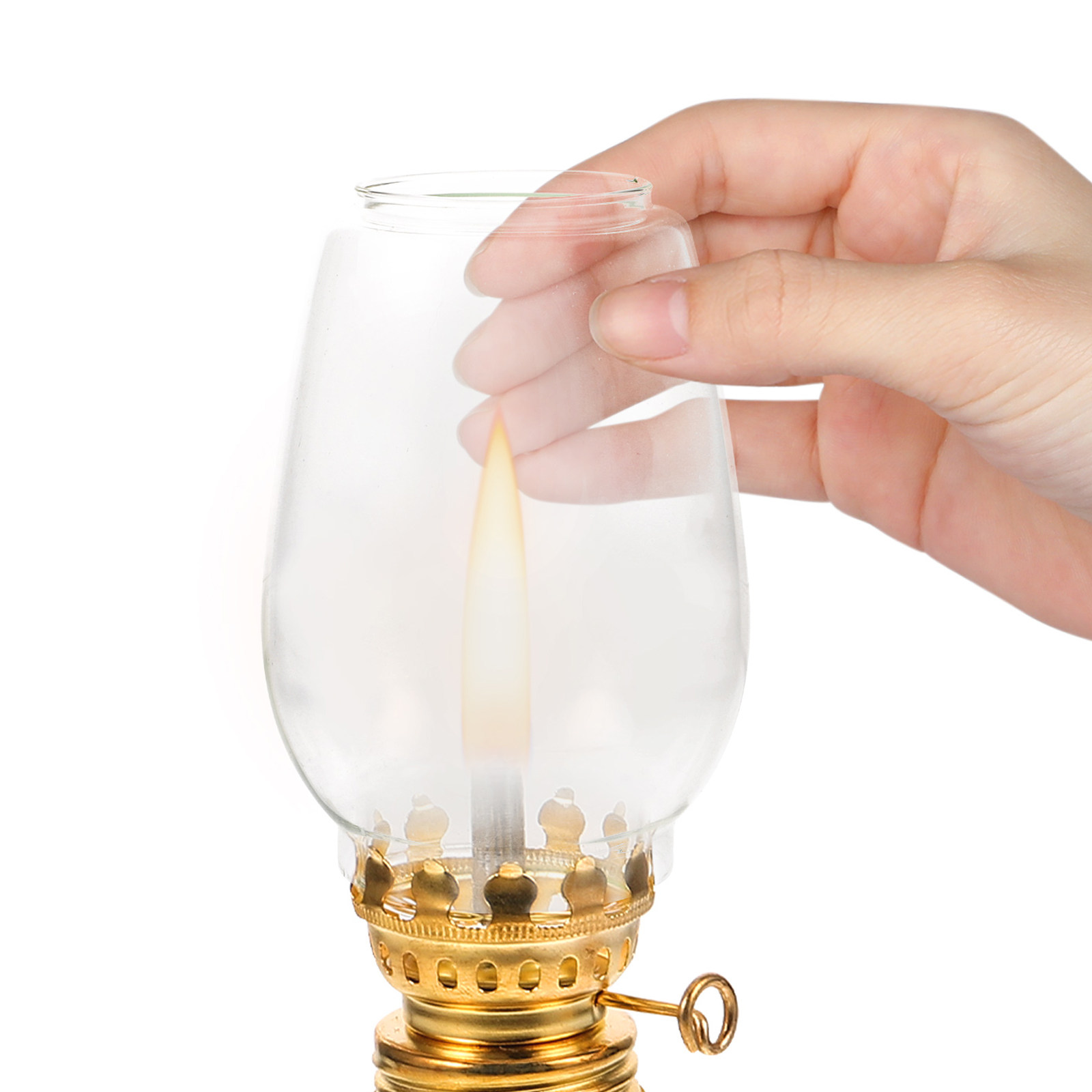 Outdoor Lighting Glass Replacement - 2Pcs Style Oil Lamp Shade Glass