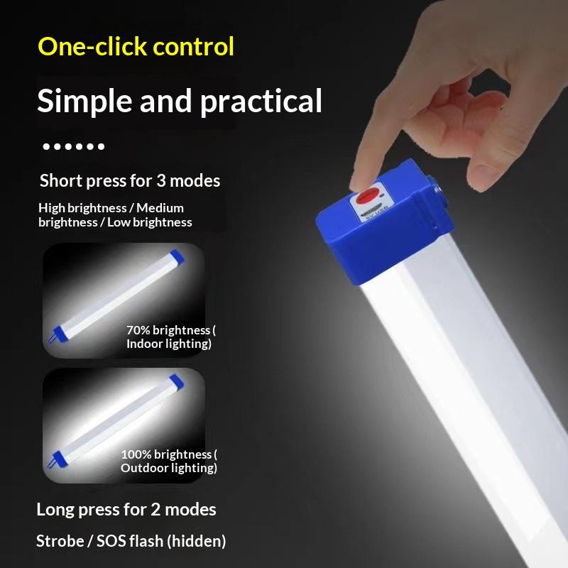 Outdoor Lighting Youtube - 17/32/52/70CM LED Rechargeable Tube Camping Light