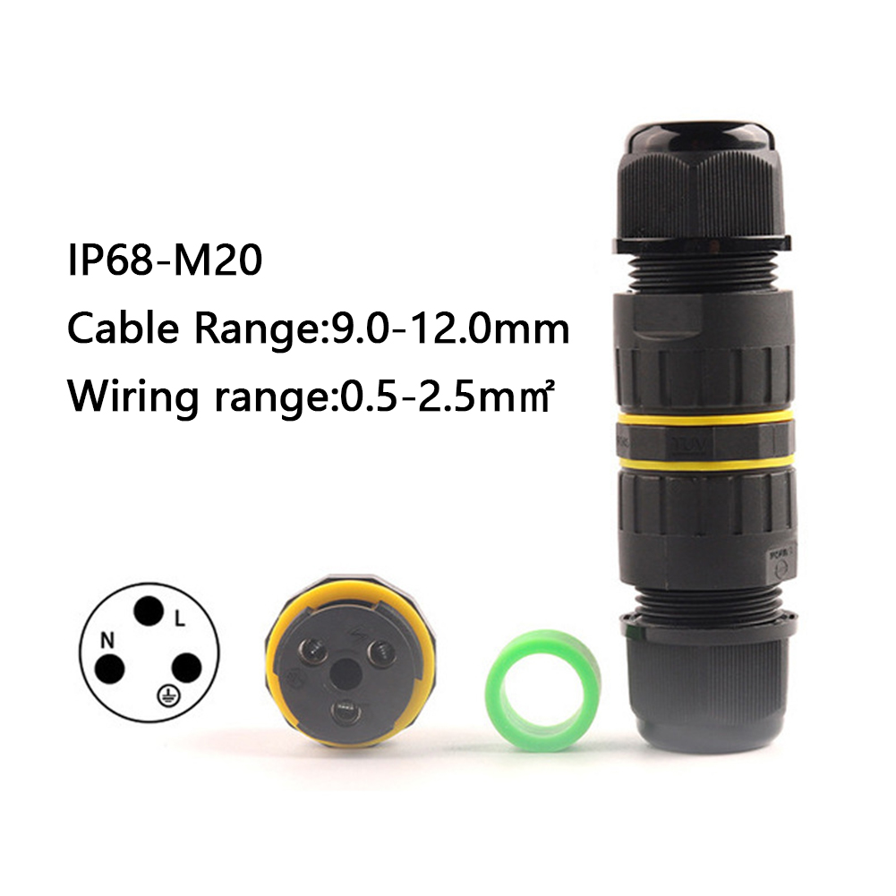 Outdoor Lighting Wire Connectors - Premium IP68 Waterproof Wire Connector for