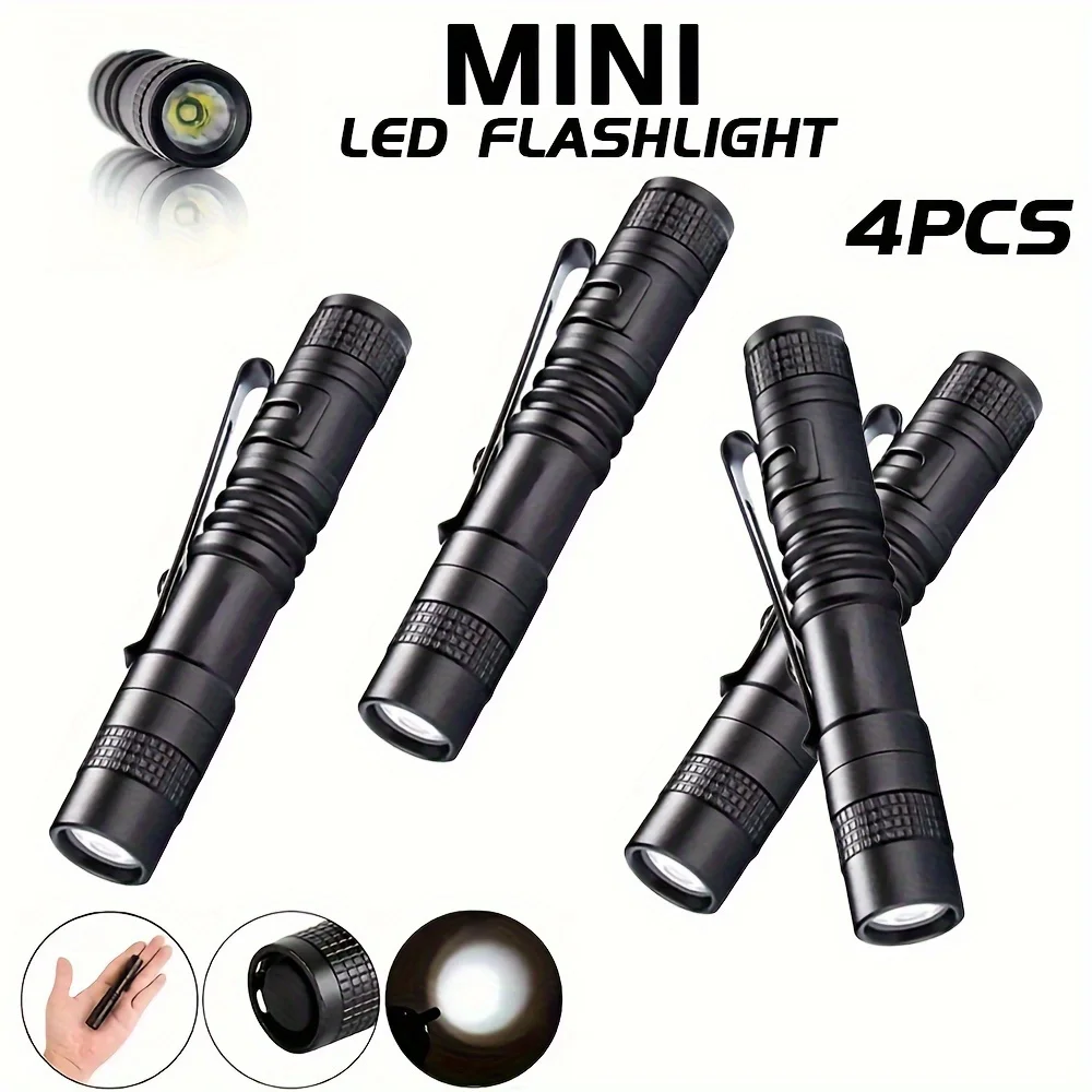 Outdoor Lighting Ideas - 1-4PCS Mini Portable LED Pen Light