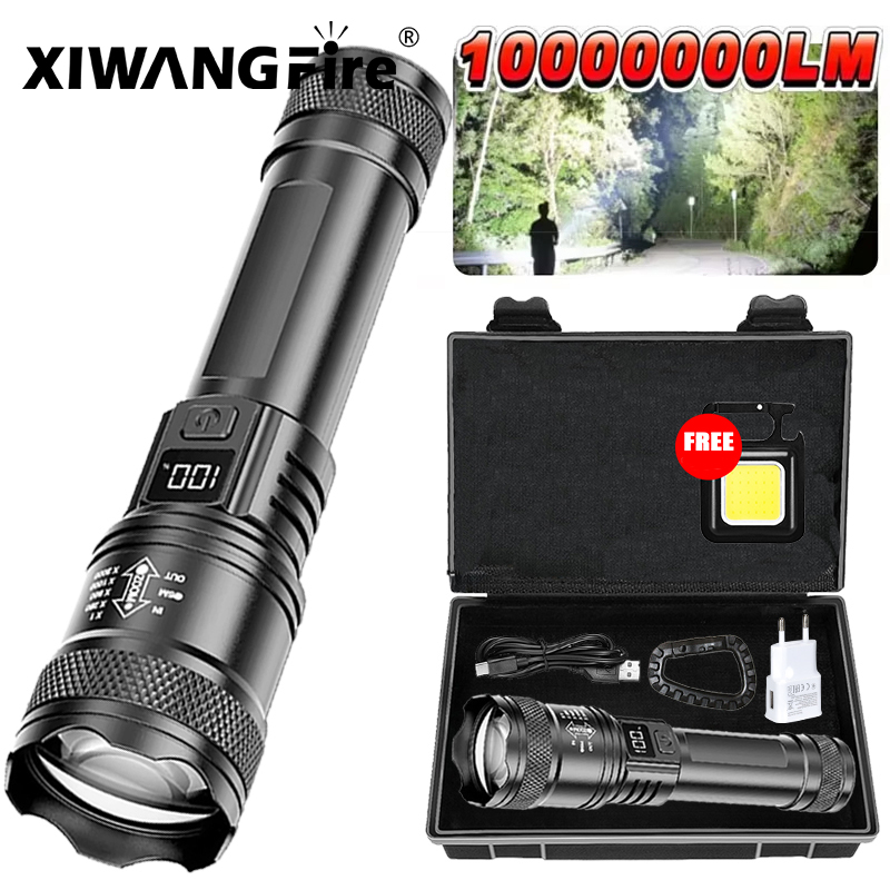 Outdoor Lighting Ideas - Ultra Bright LED Flashlight 2000LM Type-C