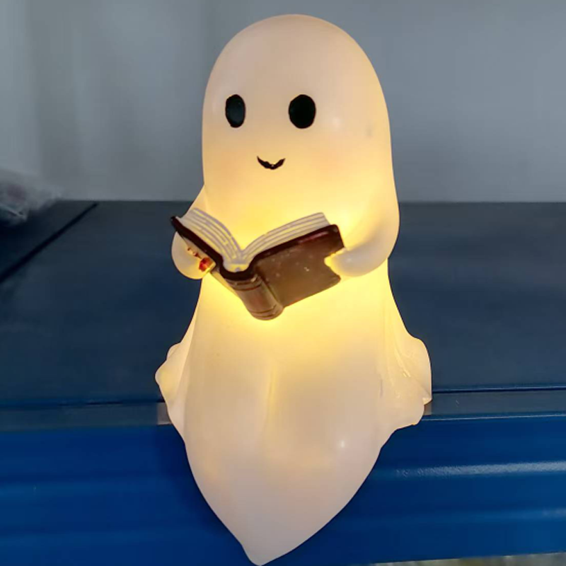 New Cute Ghost Reading Book La - đánh giá và giá Outdoor Lighting Halloween