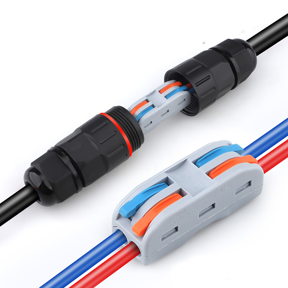 1Pc 2 Pin 3 Pin Wire Connector - đánh giá và giá Outdoor Lighting Wire Connectors
