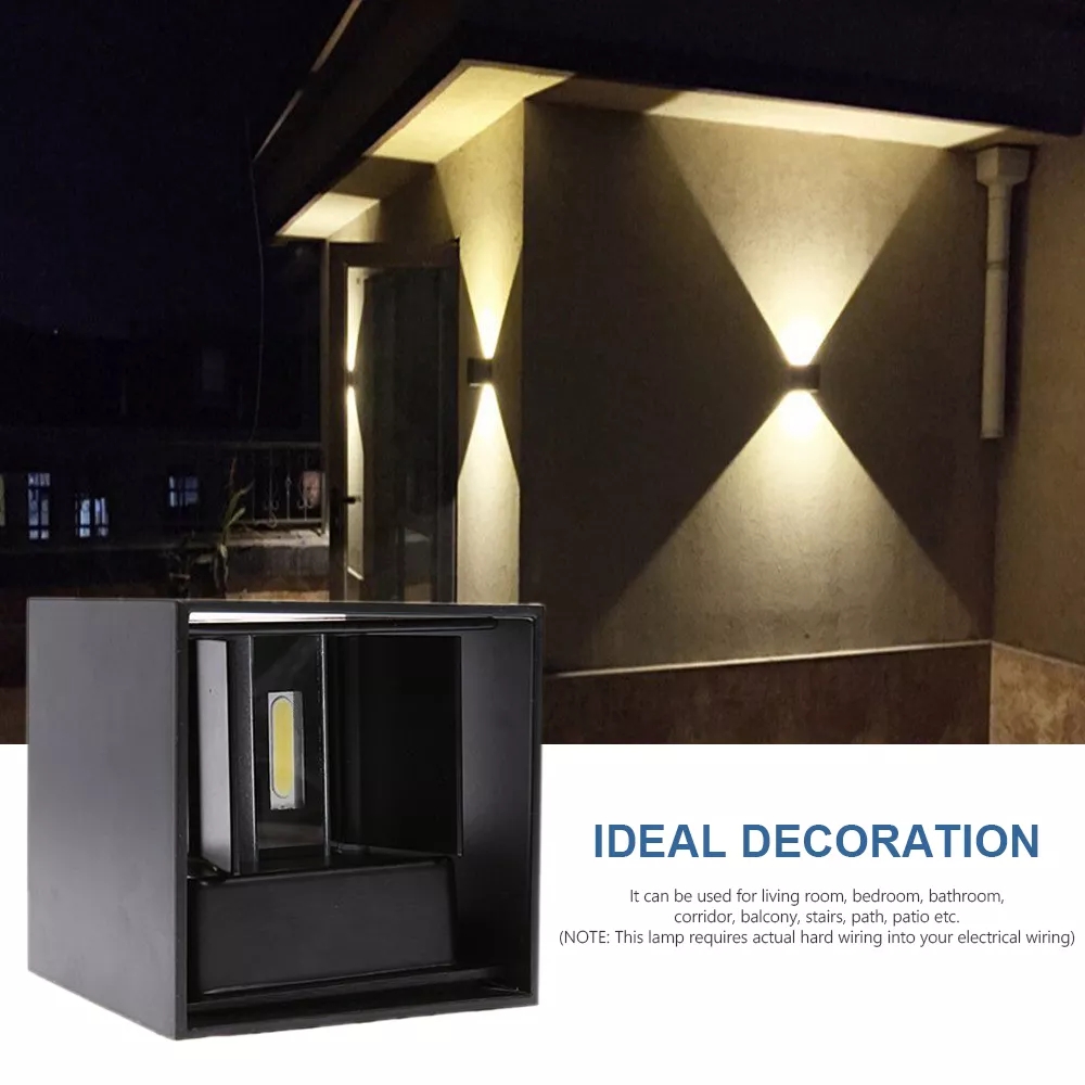 LED Wall Sconces 6W Modern Ind - đánh giá và giá Outdoor Lighting Hardwired