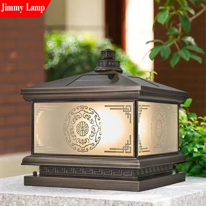 Outdoor Solar Wall Lamp Retro  - đánh giá và giá Outdoor Lighting Brass