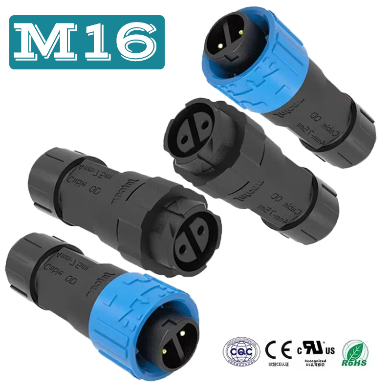 2Pin M16 Power Connector Self- - đánh giá và giá Outdoor Lighting Wire Connectors