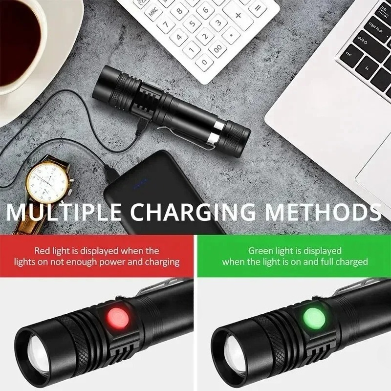 Rechargeable T6 Handheld Flash - đánh giá và giá Outdoor Lighting Ideas