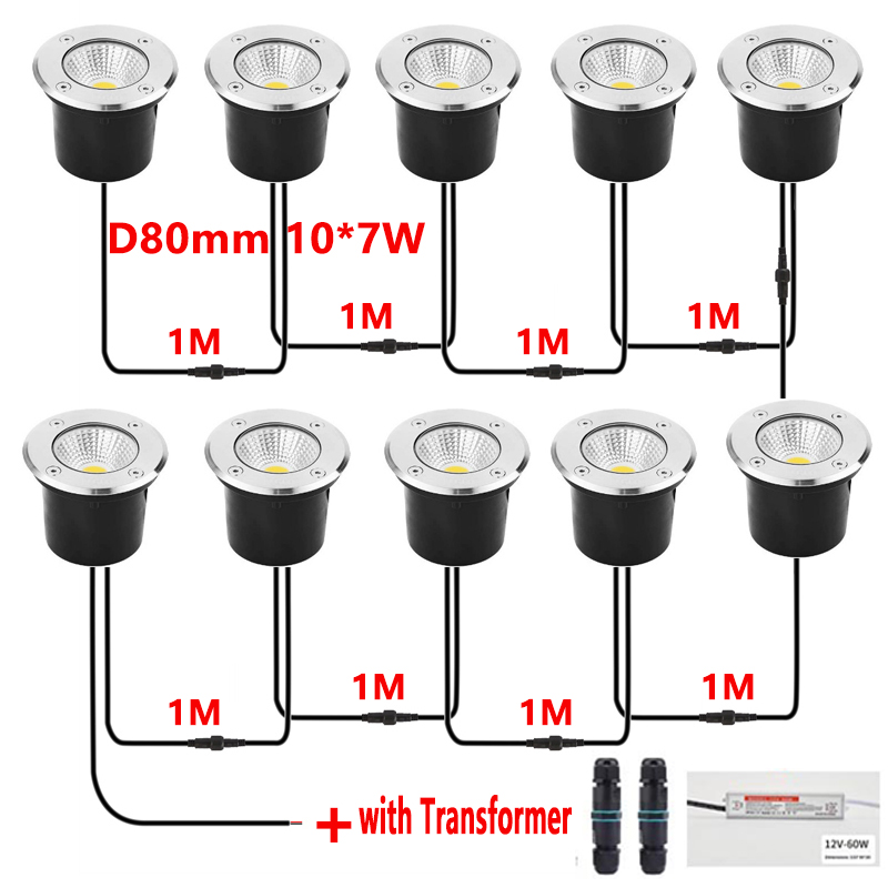 12V LED In-ground Light IP67 W - đánh giá và giá Outdoor Lighting Underground Wiring