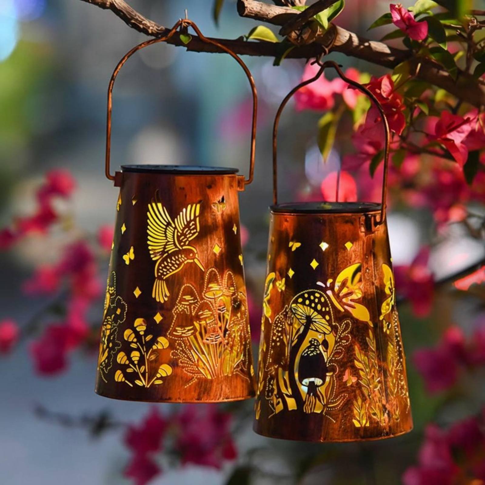 Floral Garden Lantern Pattern  - đánh giá và giá Outdoor Lighting Design