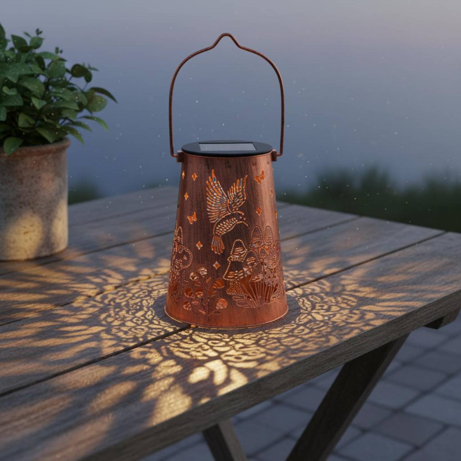 Floral Garden Lantern Pattern  - đánh giá và giá Outdoor Lighting Design