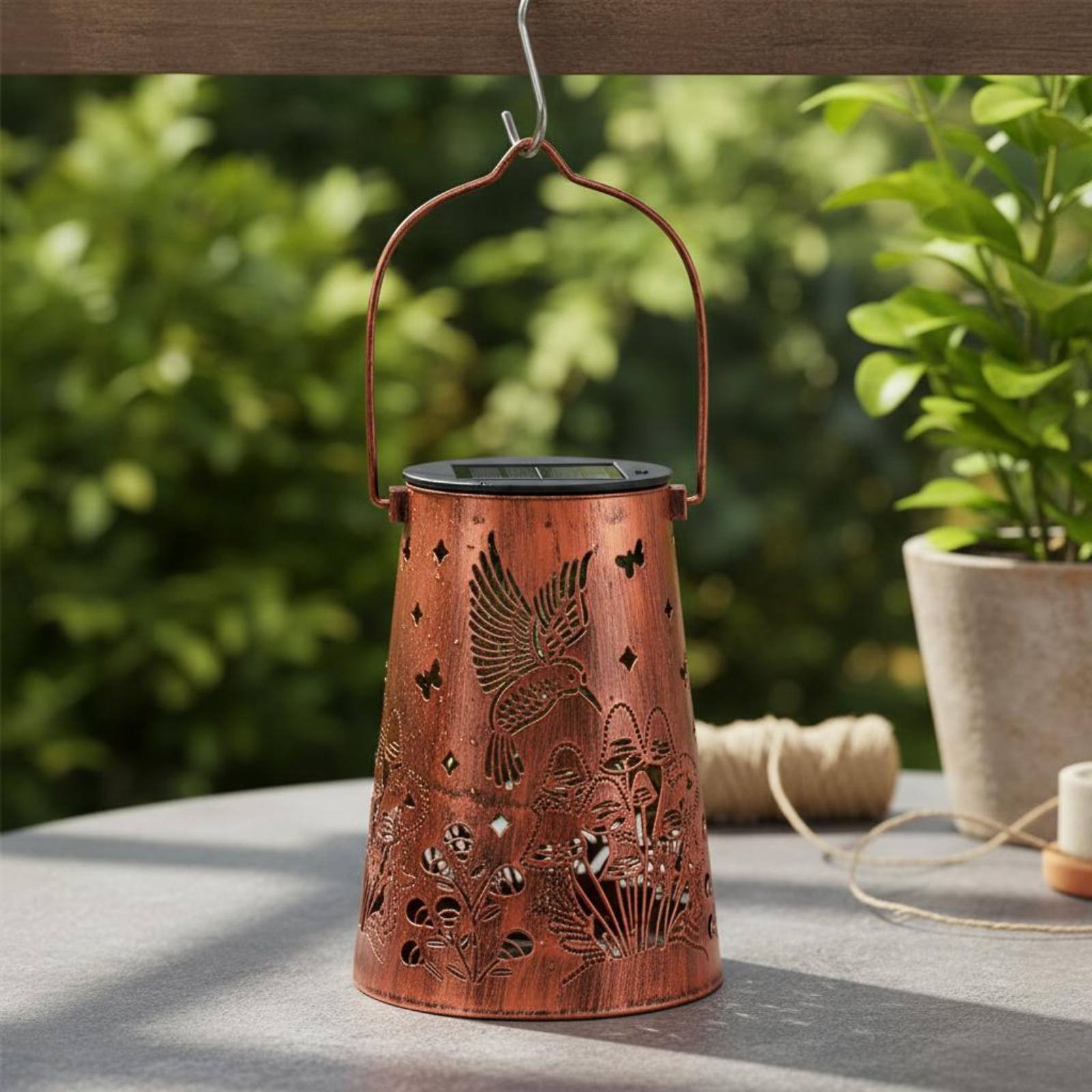 Floral Garden Lantern Pattern  - đánh giá và giá Outdoor Lighting Design