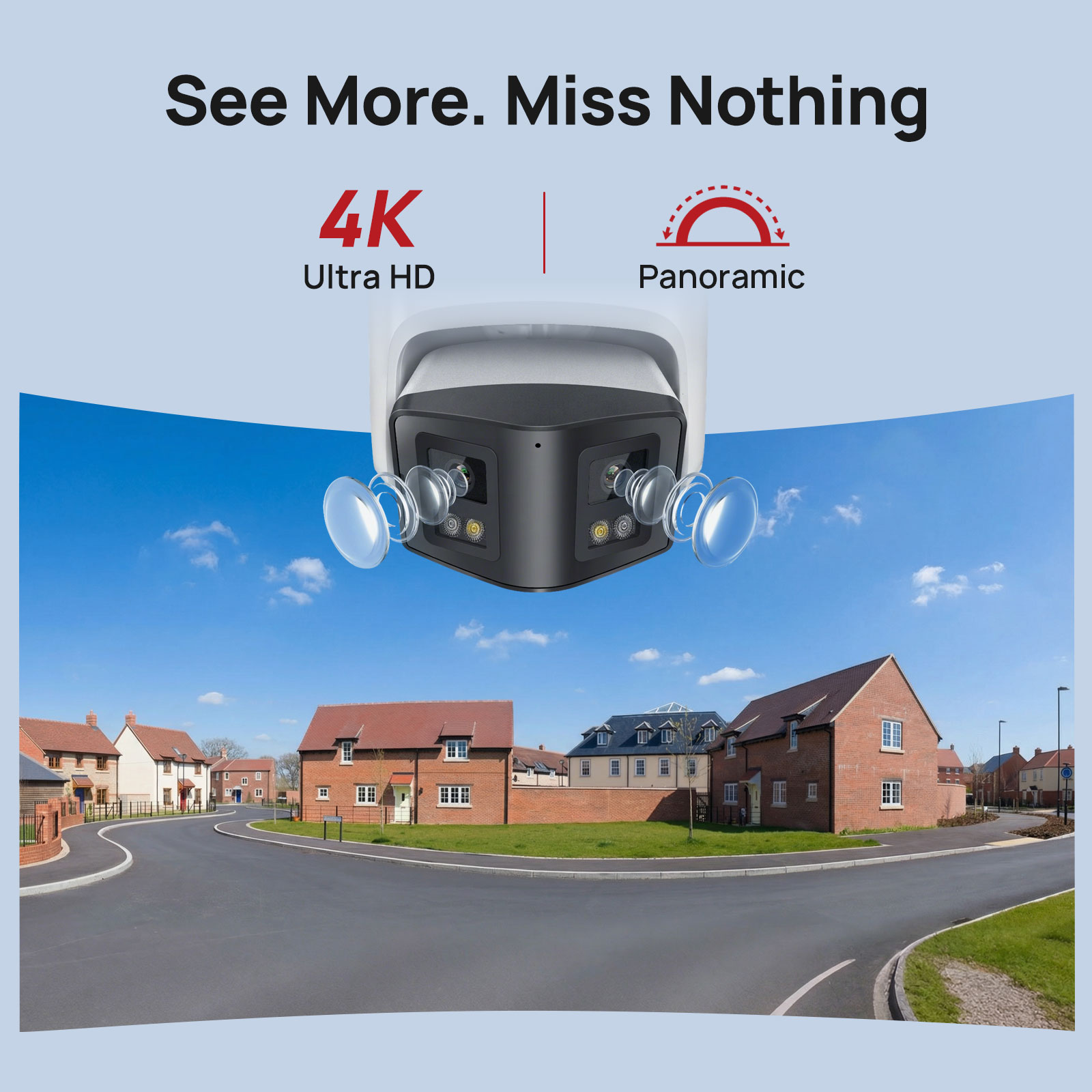 Vikylin 8MP Panoramic Smart Du - đánh giá và giá Outdoor Lighting Mains Powered