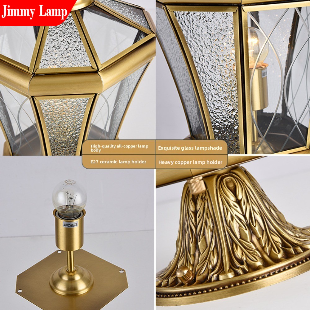 European Style Outdoor Waterpr - đánh giá và giá Outdoor Lighting Brass