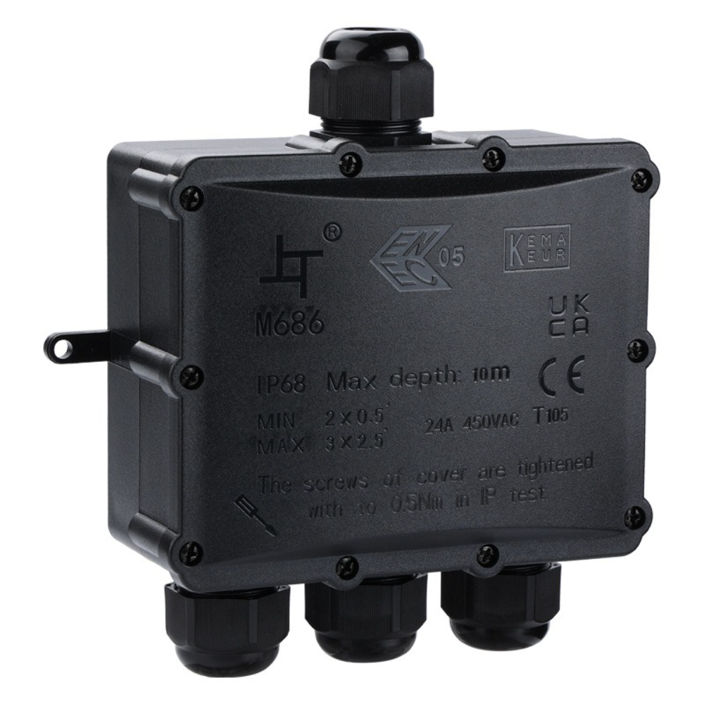 4Way 1In3Out IP68 Waterproof 4 - đánh giá và giá Outdoor Lighting Underground Wiring