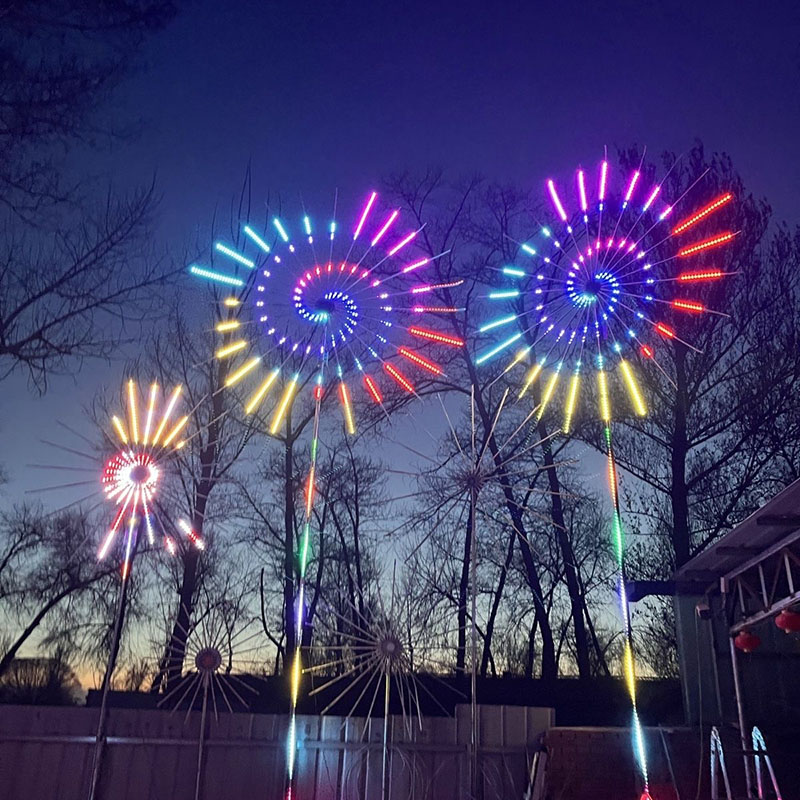 Sound Activated Firework Light - đánh giá và giá Outdoor Lighting Year Round