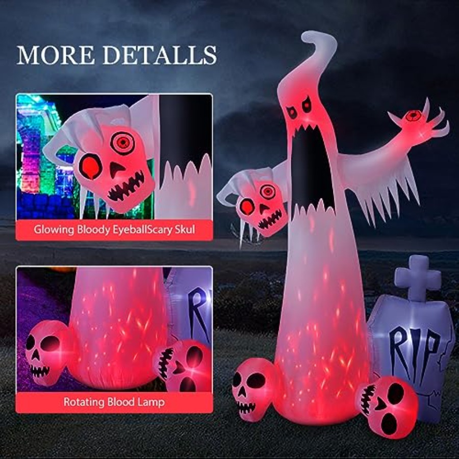 Halloween Outdoor Decorations: - đánh giá và giá Outdoor Lighting Halloween