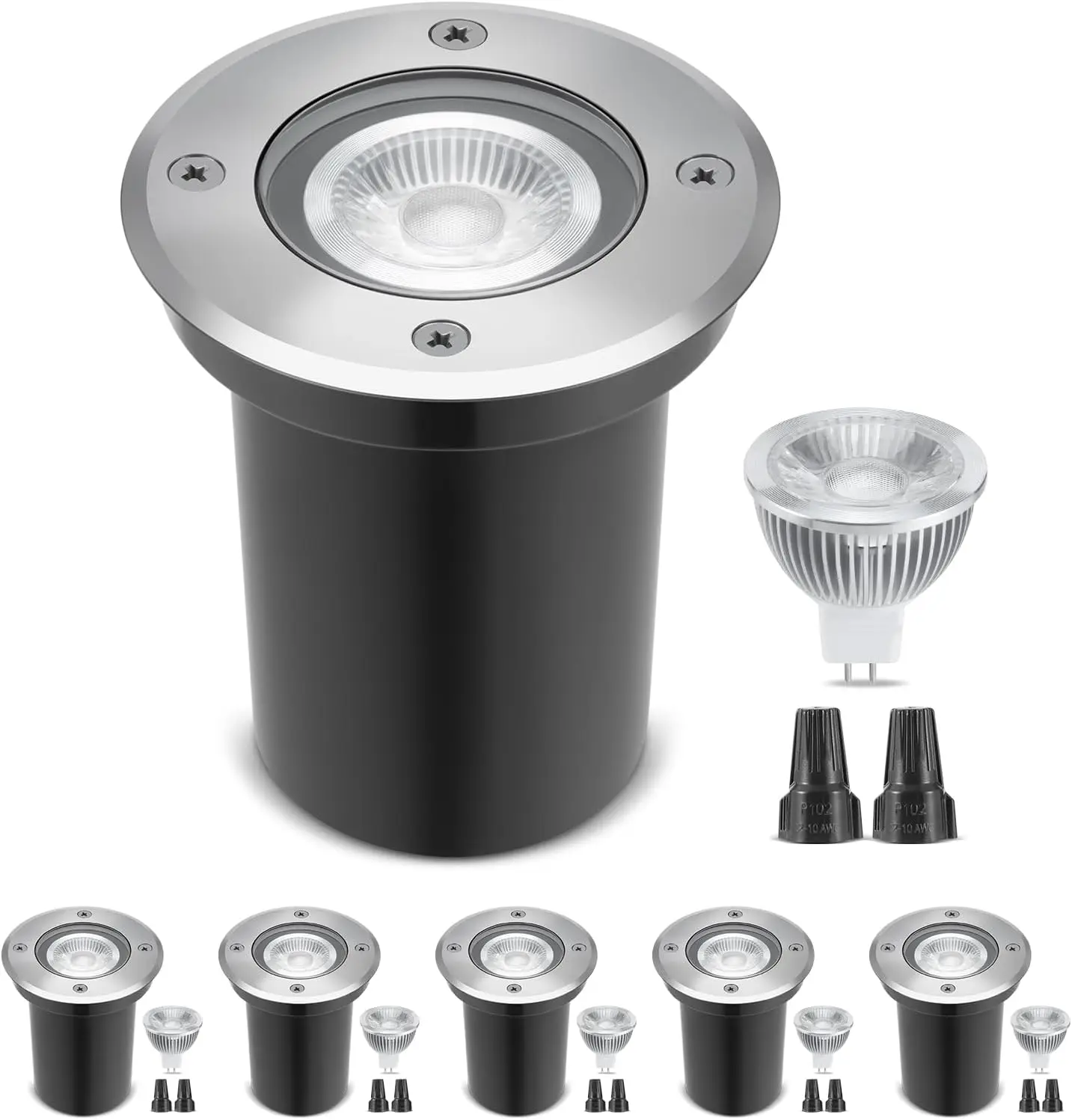 6 Pack 12V Low Voltage Landsca - đánh giá và giá Outdoor Lighting Underground Wiring