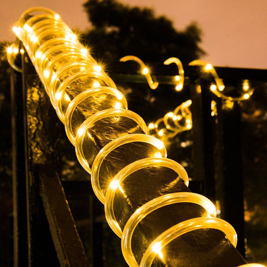 LED Outdoor Solar Rope Tube Fa - đánh giá và giá Outdoor Lighting Year Round
