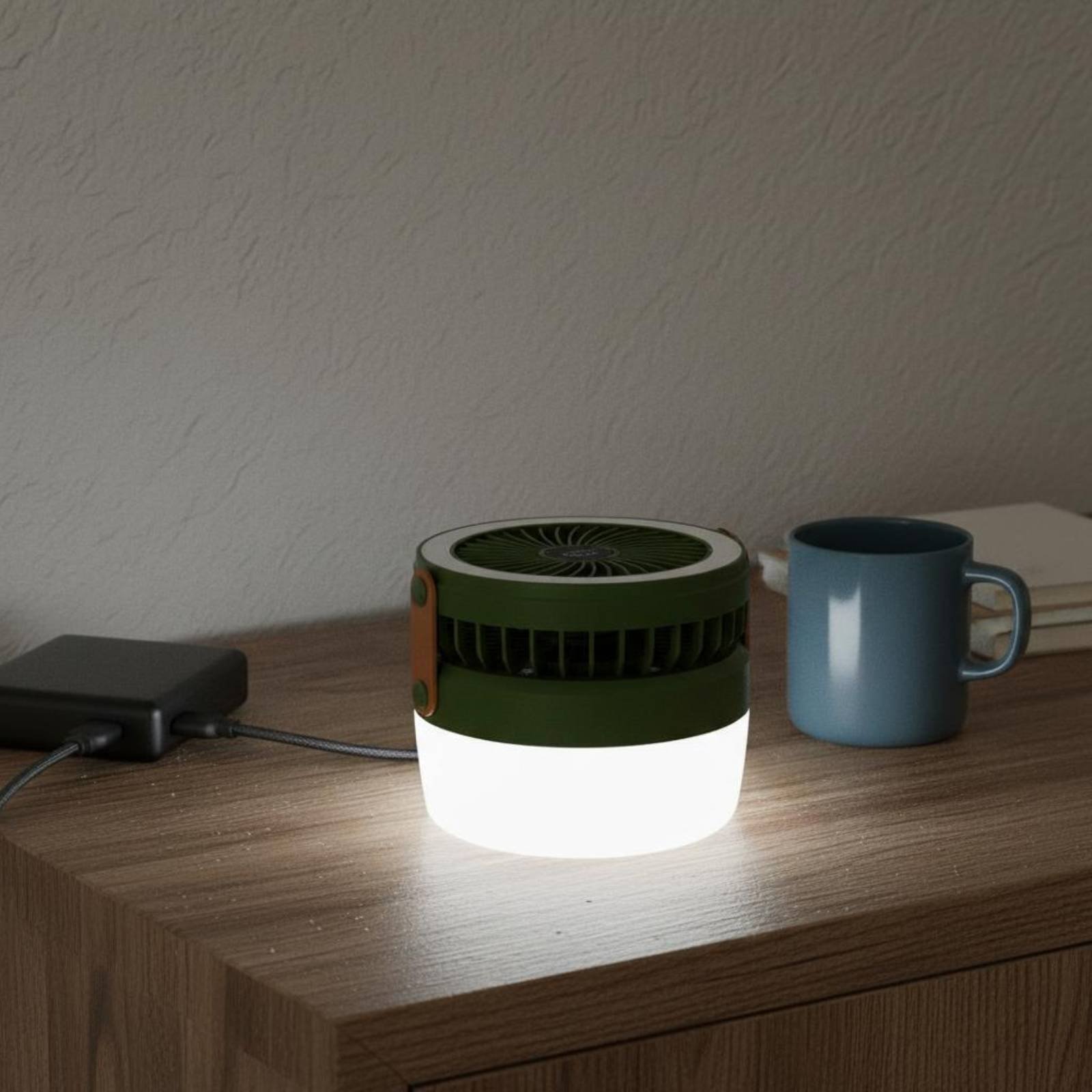 Solar Camping Fan Lantern Fold - đánh giá và giá Outdoor Lighting Design