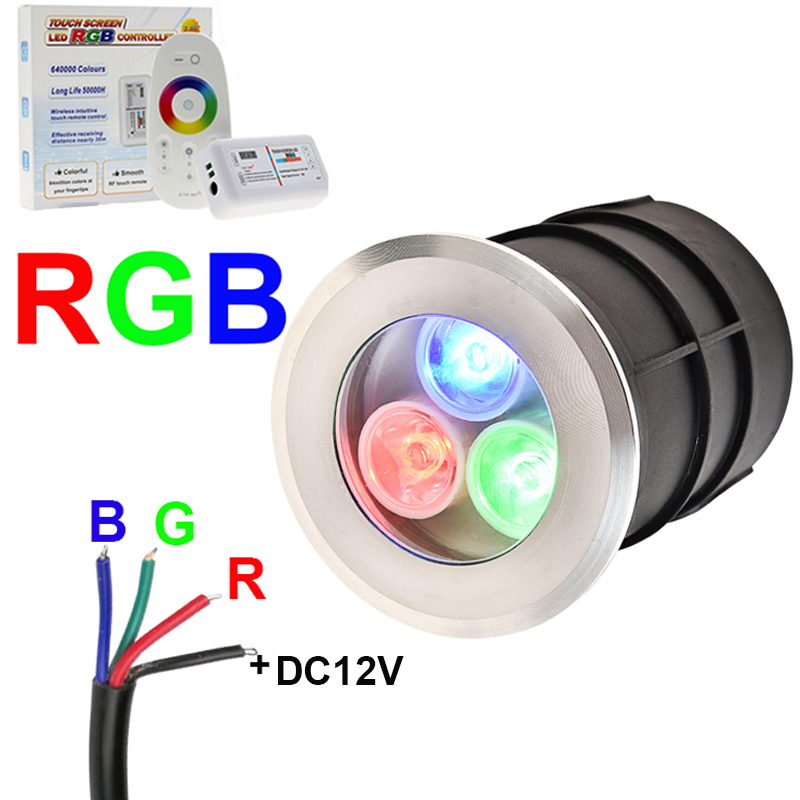 4-wire RGB LED Underground Lig - đánh giá và giá Outdoor Lighting Underground Wiring