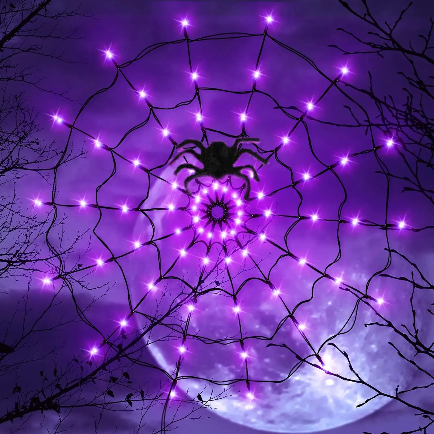 Halloween LED String Light Spi - đánh giá và giá Outdoor Lighting Halloween