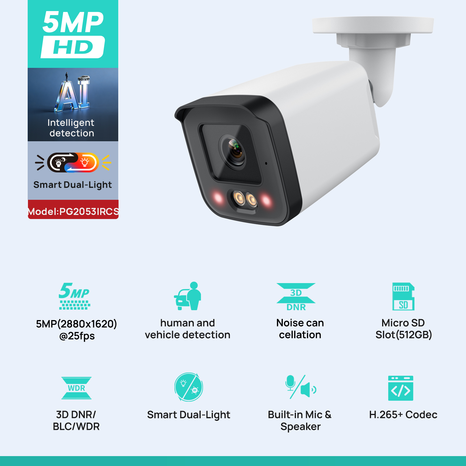 VIKYLIN IP Security Camera 5MP - đánh giá và giá Outdoor Lighting Mains Powered