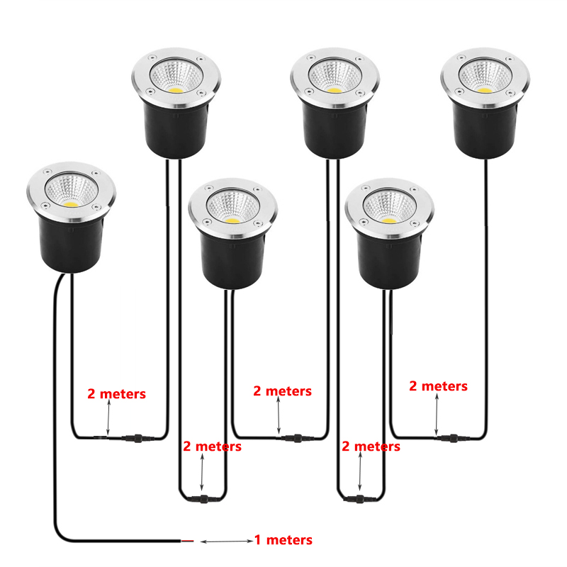 IP67 Waterproof Recessed Ingro - đánh giá và giá Outdoor Lighting Underground Wiring