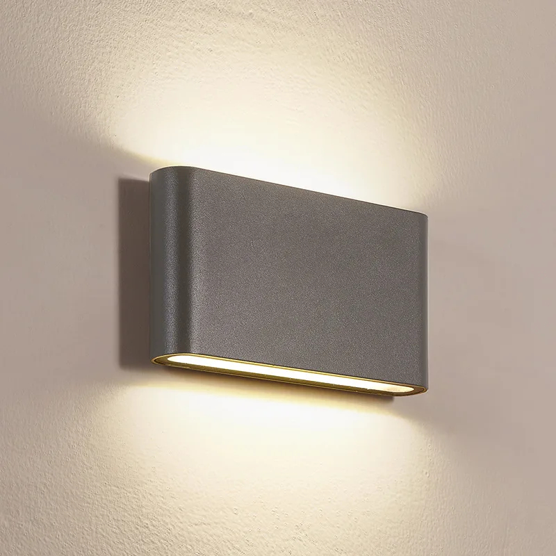 Modern Up and Down LED Wall Sc - đánh giá và giá Outdoor Lighting Hardwired
