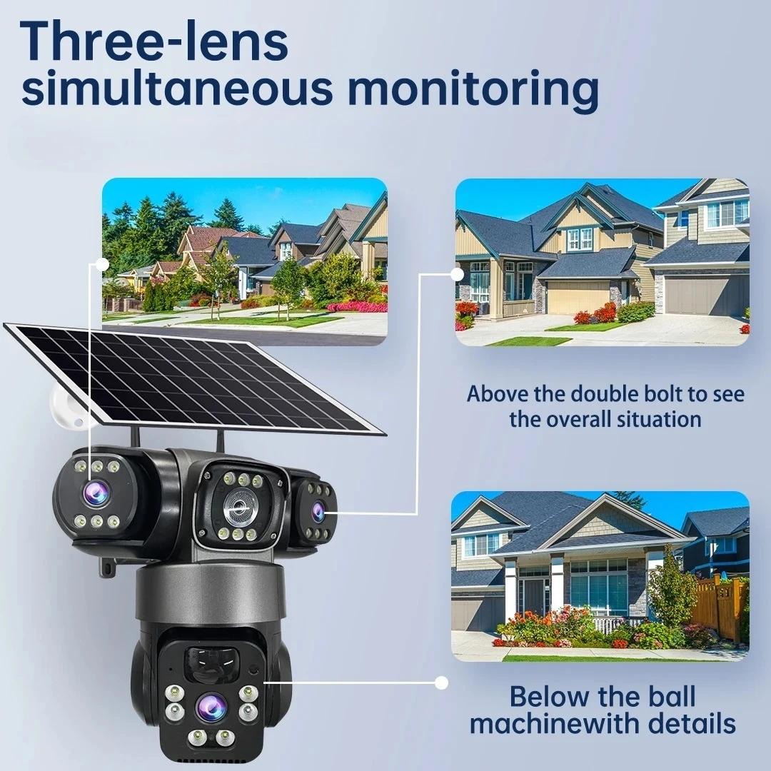 Solar Security Camera 5MP 3-Le - đánh giá và giá Outdoor Lighting Mains Powered