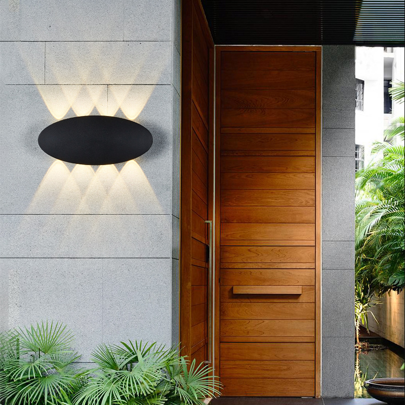 Aluminum Oval Wall Lamp LED Wa - đánh giá và giá Outdoor Lighting Hardwired