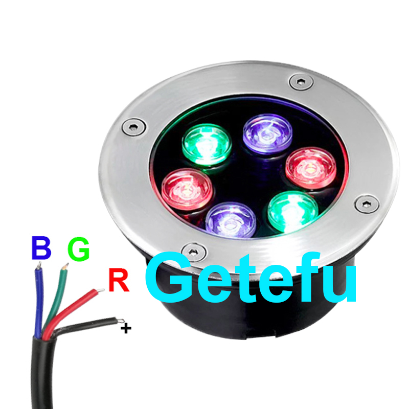 4-wire RGB LED Underground Lig - đánh giá và giá Outdoor Lighting Underground Wiring