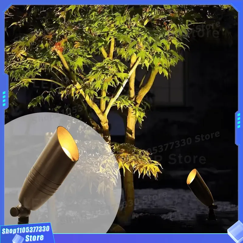 Low Voltage MR16 LED Spotlight - đánh giá và giá Outdoor Lighting Brass
