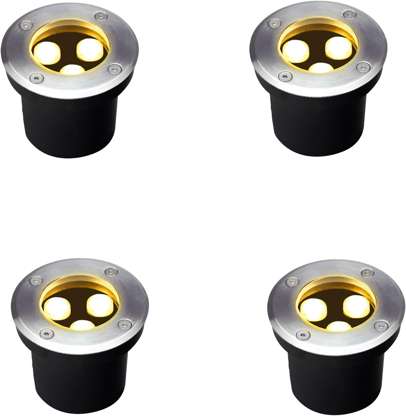 4 Pack Outdoor In Ground Light - đánh giá và giá Outdoor Lighting Underground Wiring