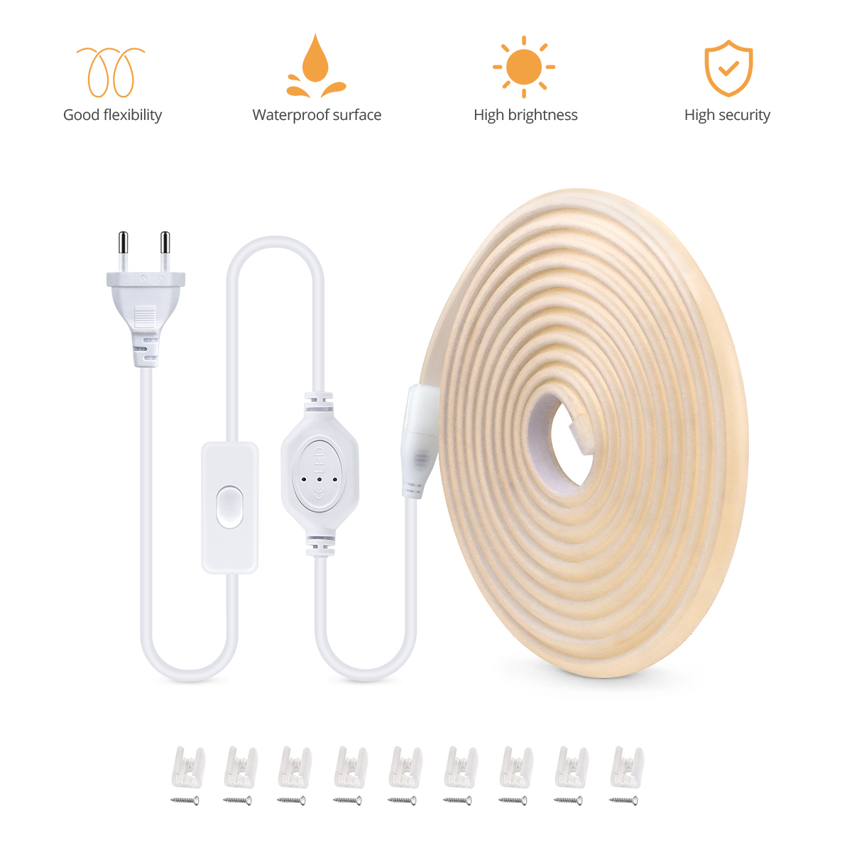 110V 220V COB LED Strip Outdoo - đánh giá và giá Outdoor Lighting Youtube