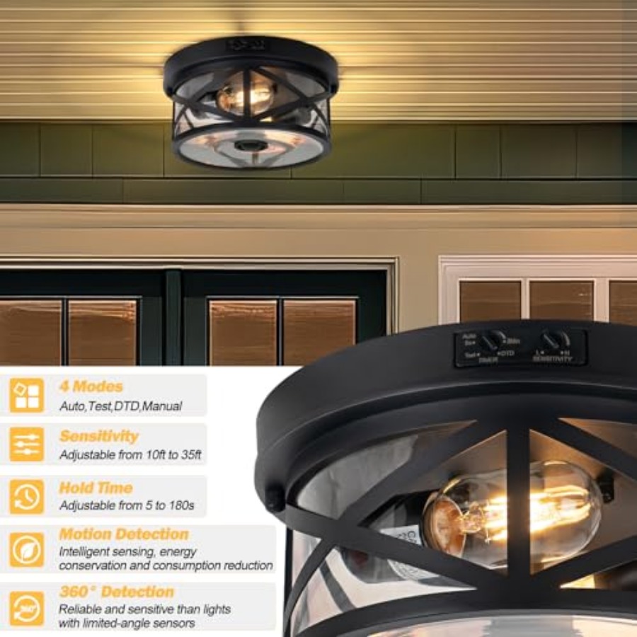 Motion Sensor Outdoor Ceiling  - đánh giá và giá Motion Sensor Outdoor