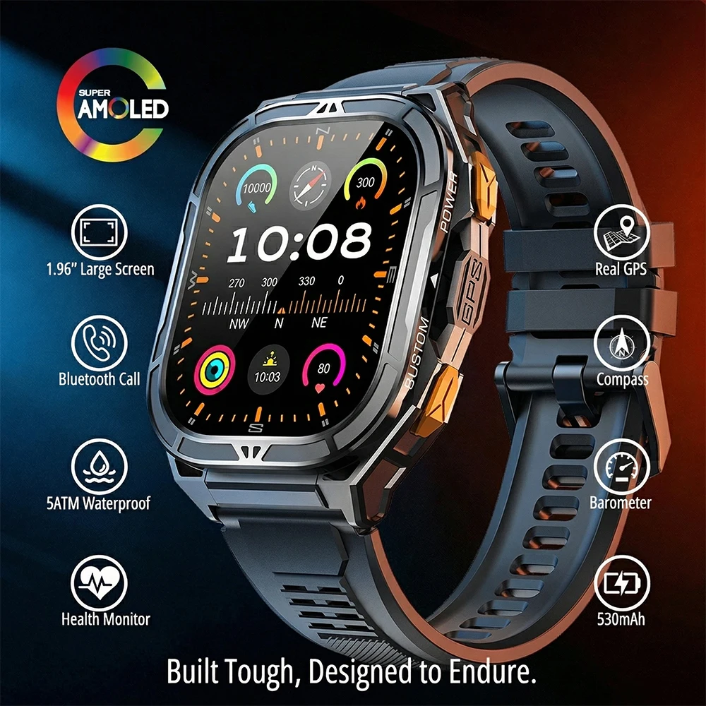 Luxury AMOLED Smartwatch Real  - đánh giá và giá Outdoor Lighting Smart Controller