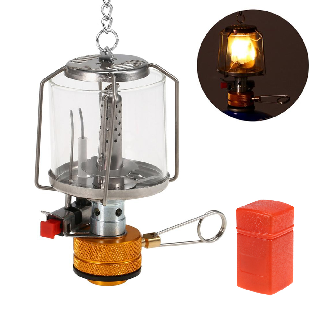 1 Set Gas Lamp Outdoor Camping - đánh giá và giá Outdoor Lighting Brass