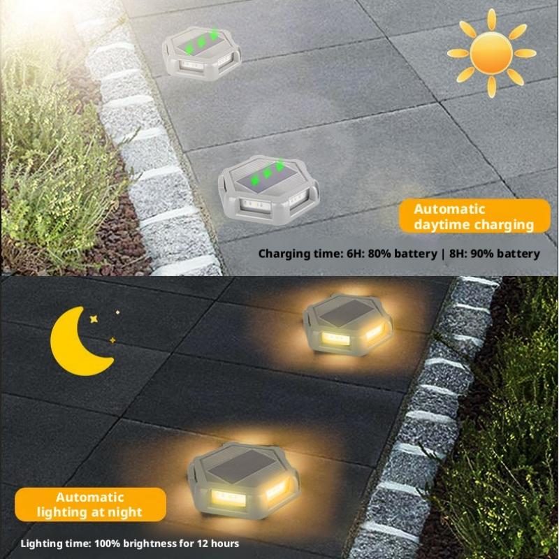 Solar-Powered Underground Lamp - đánh giá và giá Outdoor Lighting Year Round